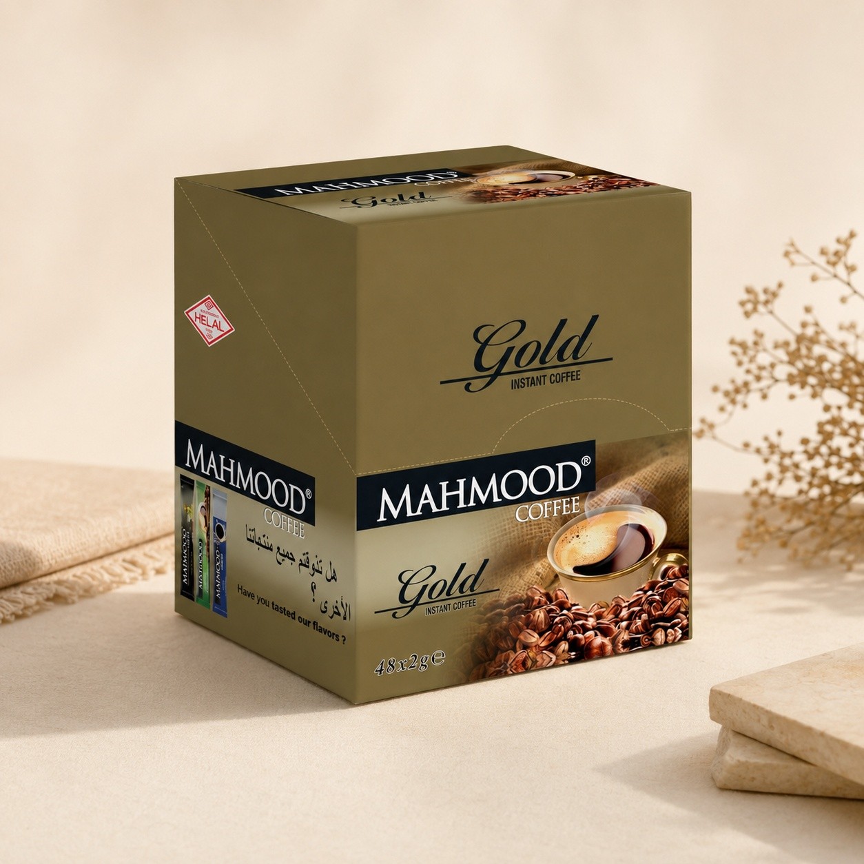 Mahmood Coffee Gold Stick 2gr 48x12