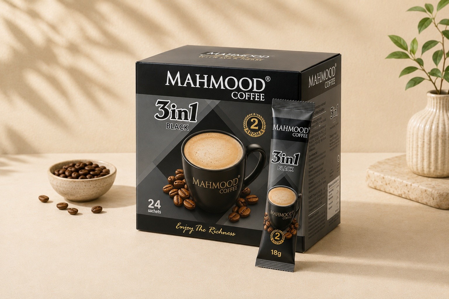 Mahmood 3in1 With Milk 17,4 Gr