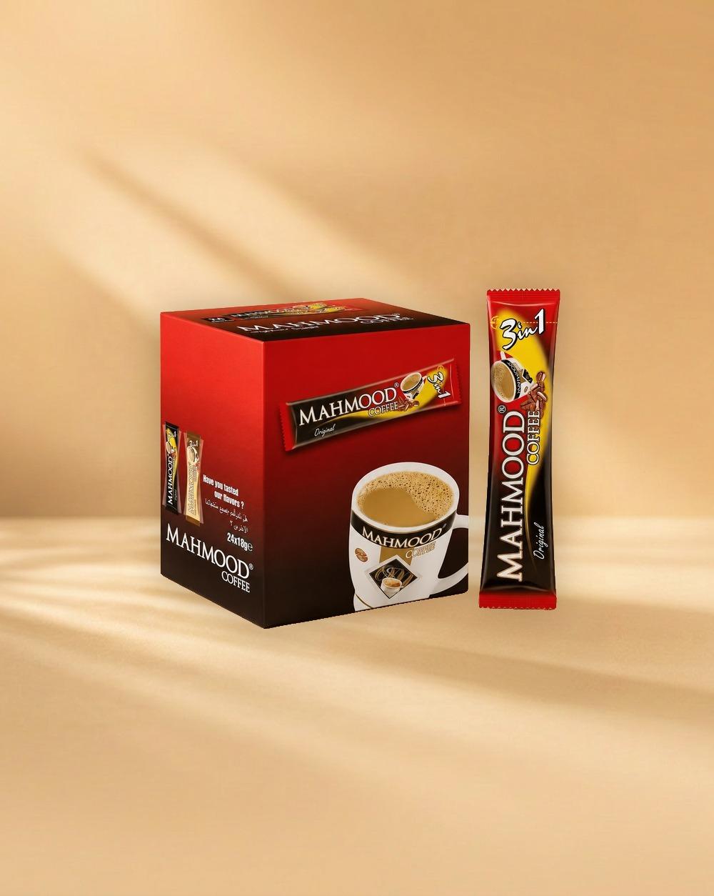 Mahmood Coffee 3in1 Stick Plastic Bag 18gr 24x15