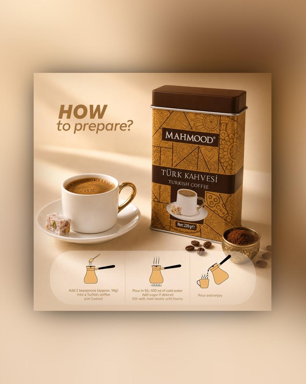 Mahmood Turkish Coffee Tin