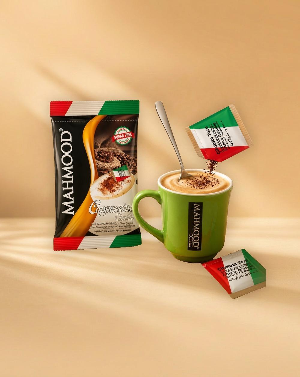 Mahmood Cappuccino Classic Choco Granul Bag 25gr 20x12